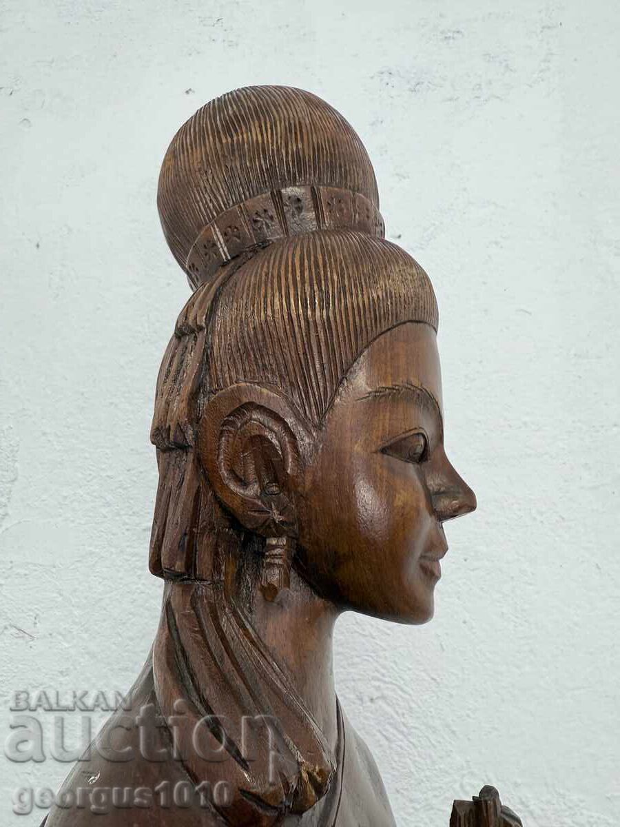 Δημοπρασία Ταϊλανδέζικο ξύλινο ειδώλιο Νο. 7558