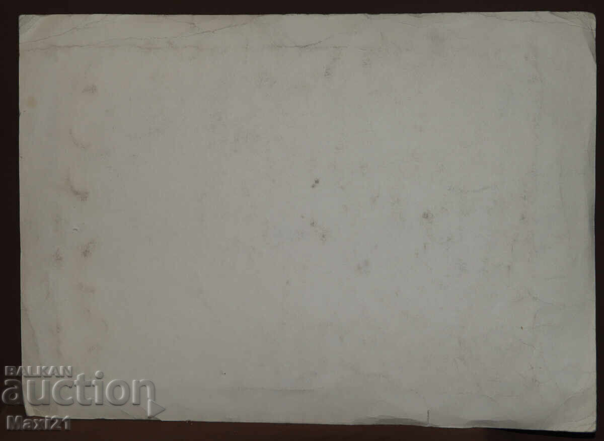 Стара картина гваш партизани 1979 г. - 7