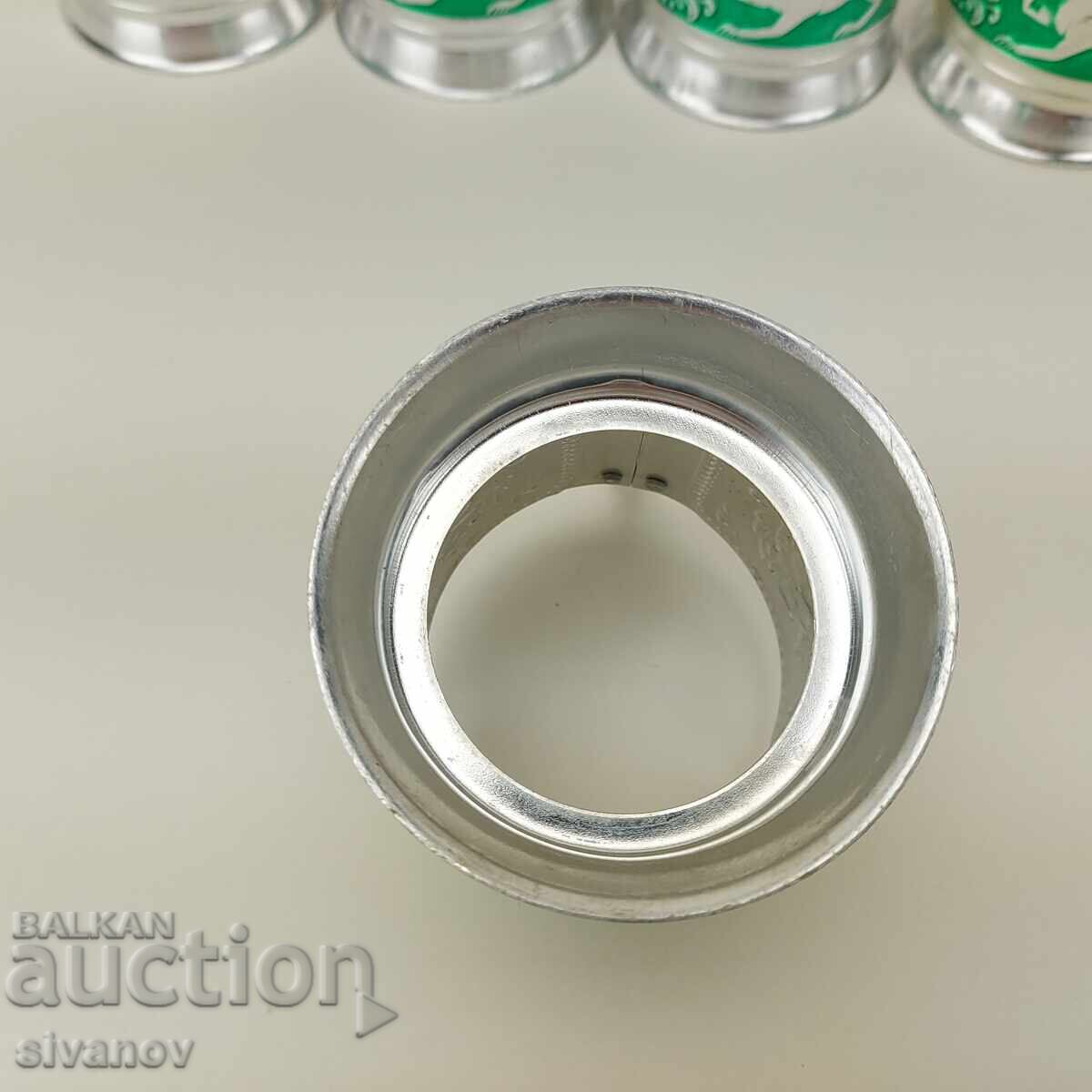 Livrarea Set vechi sovietic rusesc de 5 suporturi pentru cești #4238