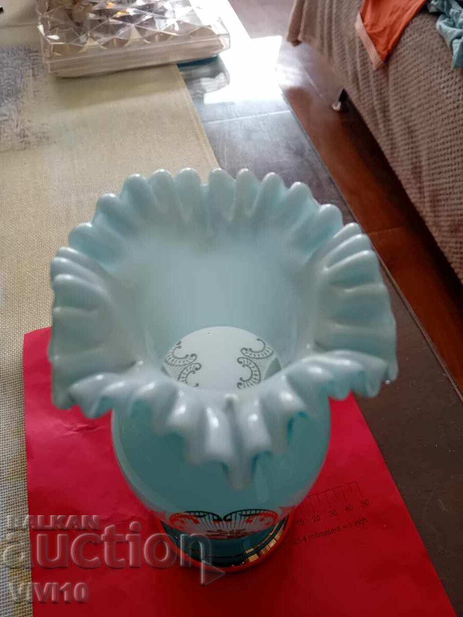 Livrarea Vază veche Bohemia, Cehia 21cm Livrarea Vază veche Bohemia, Cehia 21cm