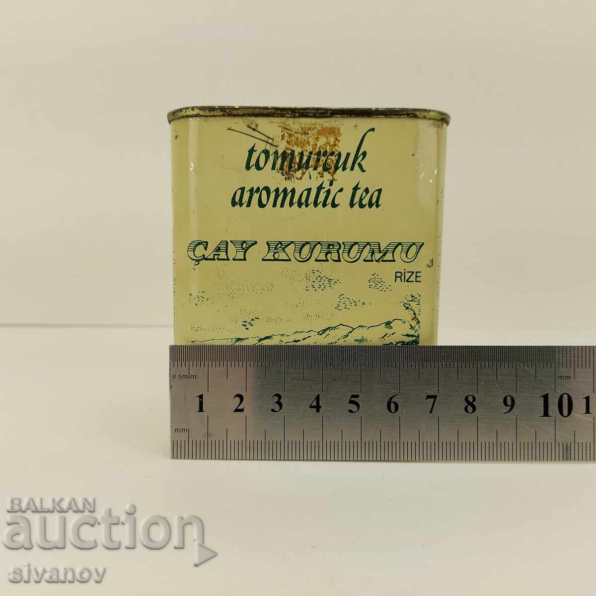 Παλιό κουτί τσαγιού Cay Kurumu Rize Tomurcuk Άδειο #4247 - 7 Παλιό κουτί τσαγιού Cay Kurumu Rize Tomurcuk Άδειο #4247 - 7