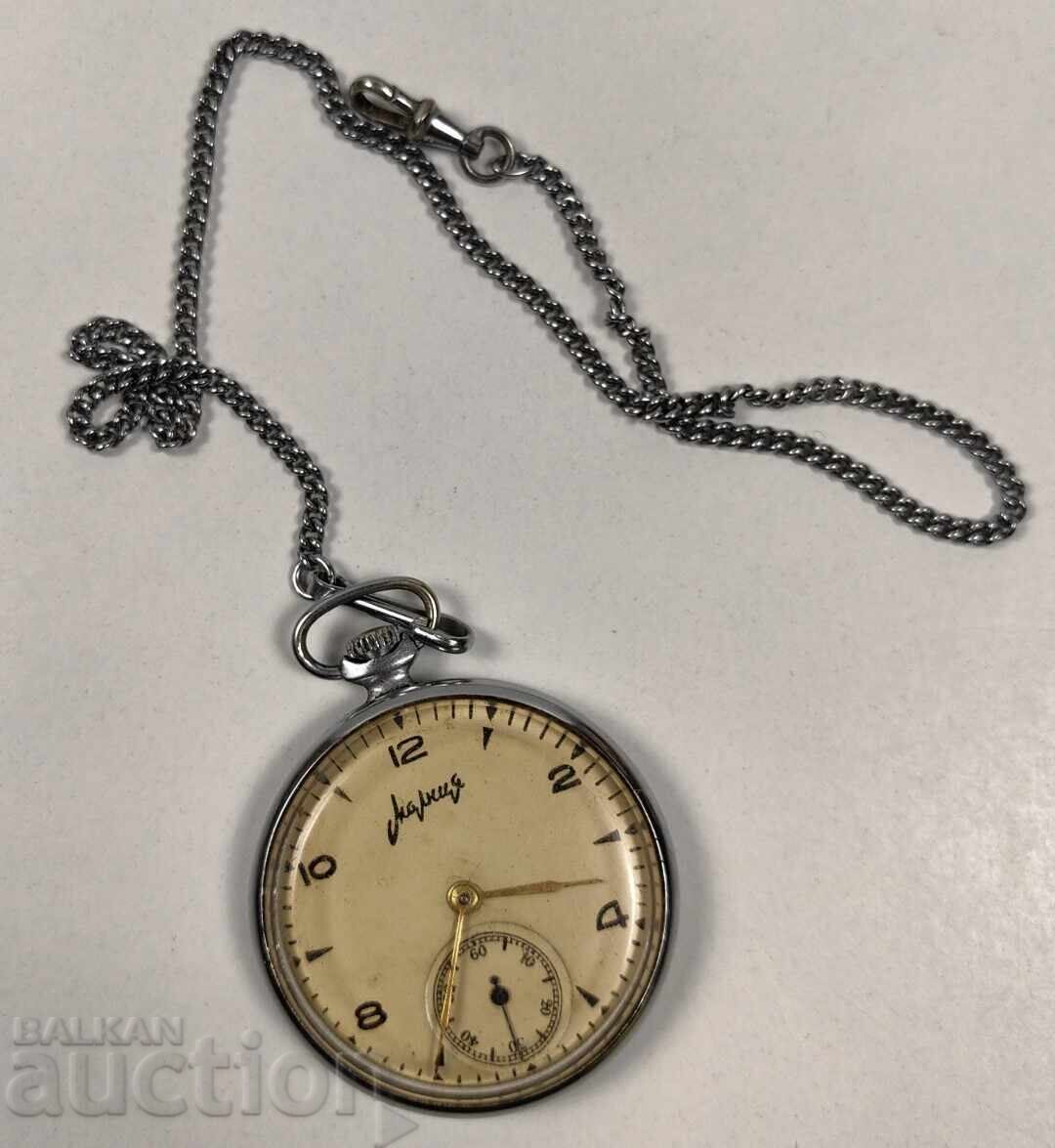 SOCIAL POCKET WATCH MOLNIJA LIGHTNING WORKS - 5 SOCIAL POCKET WATCH MOLNIJA LIGHTNING WORKS - 5