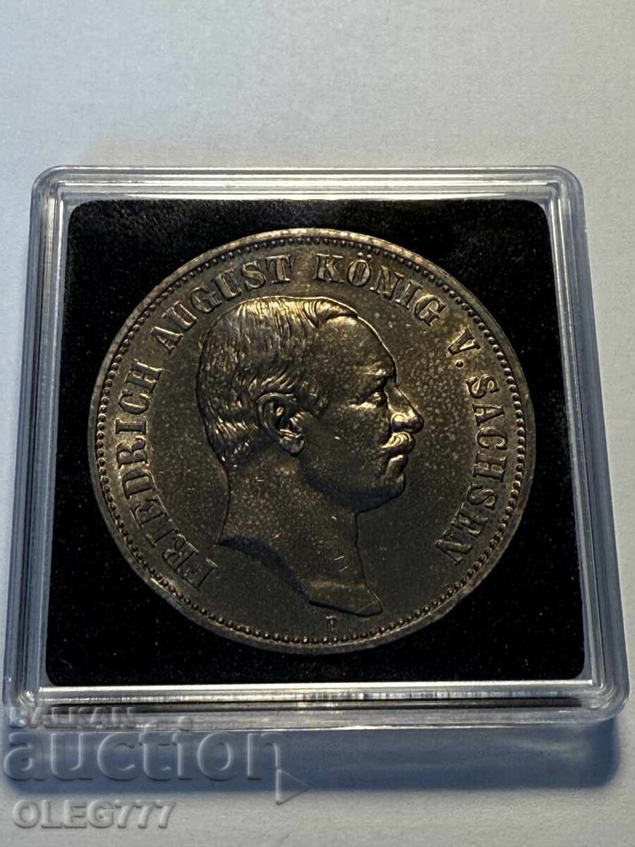Livrarea 5 Mark 1914 GERMANIA SACHSEN, FRIEDRICH AUGUST