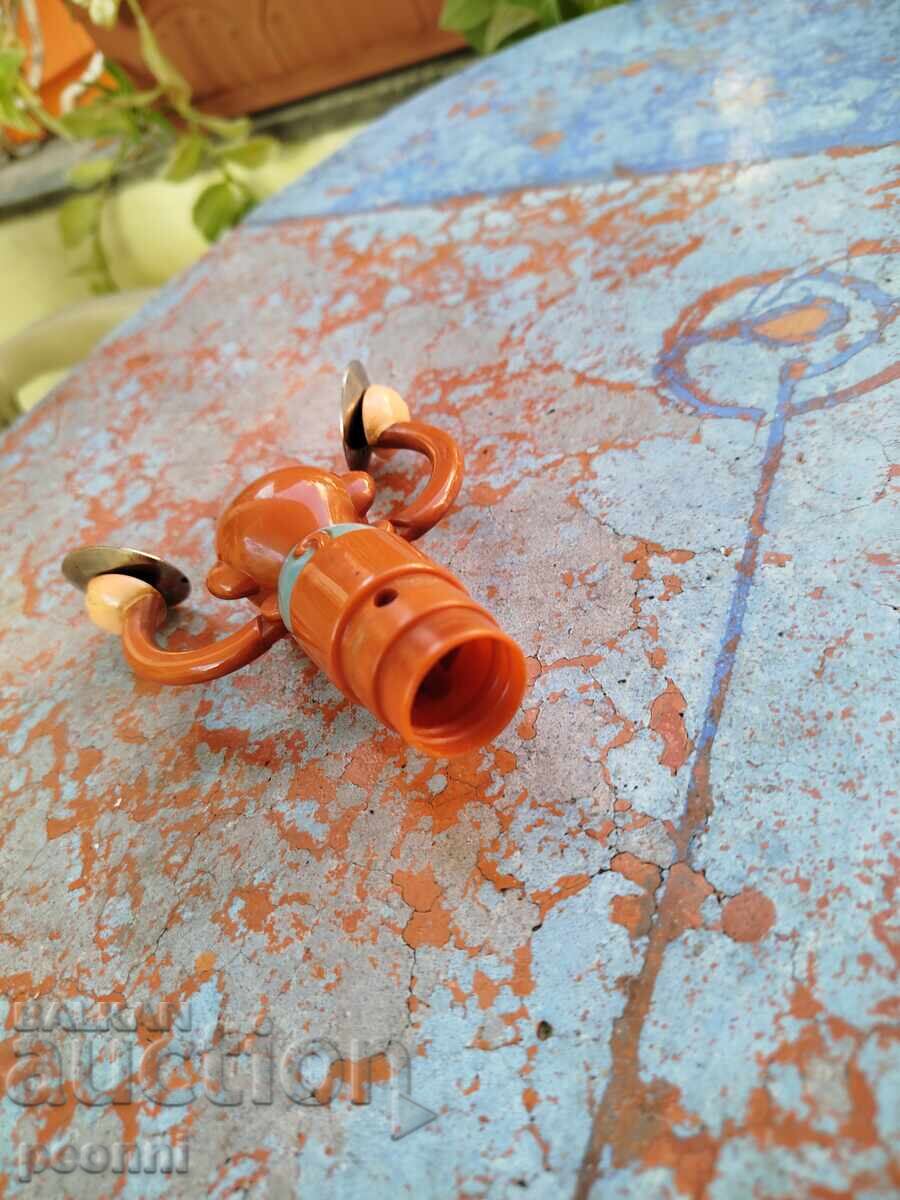 Jucărie veche pentru copii - maimuță cu cinele - 5 Jucărie veche pentru copii - maimuță cu cinele - 5