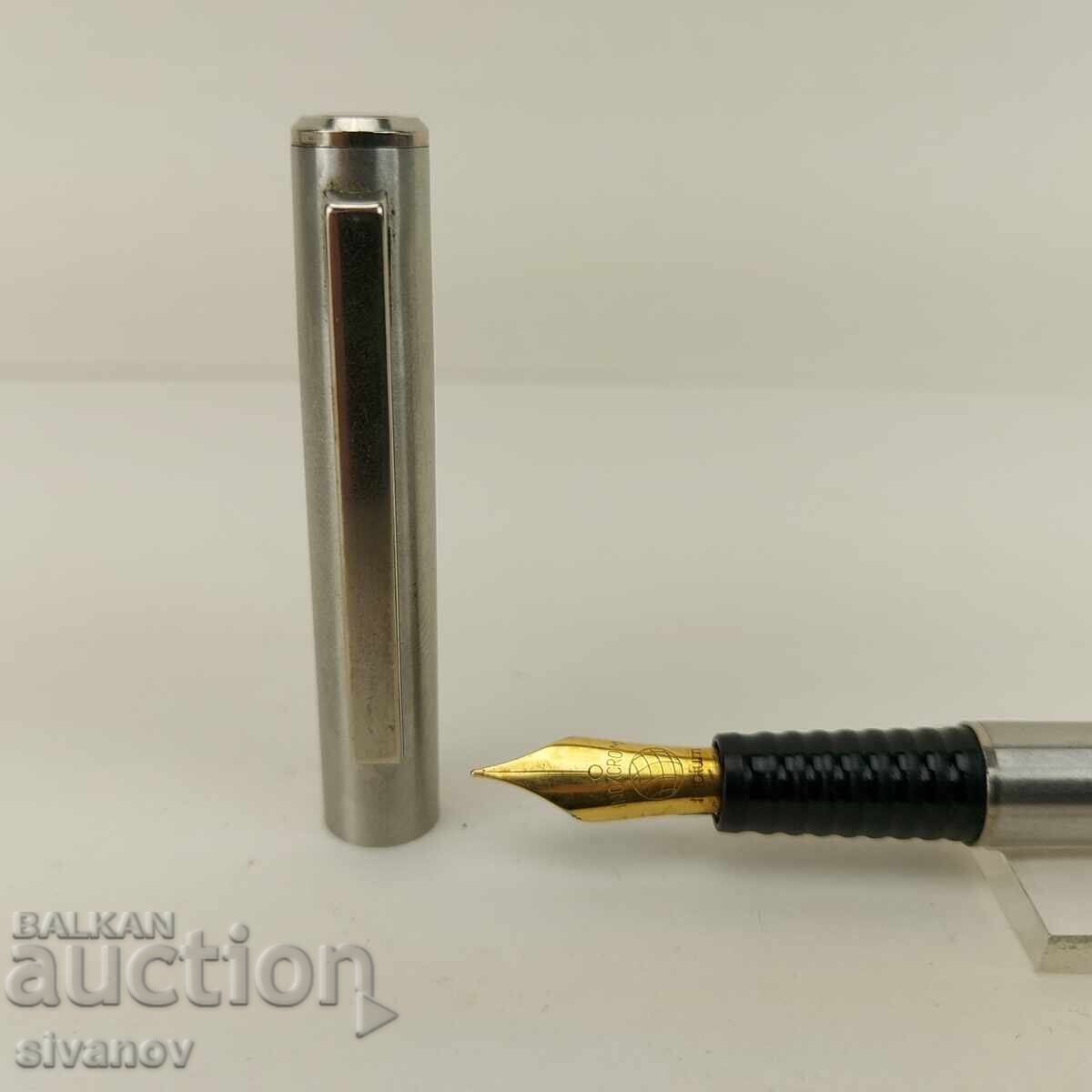 Inoxcrom Fountain Pen, metal body, made in Spain #4260 with price 19.99 BGN | € 10.22 Inoxcrom Fountain Pen, metal body, made in Spain #4260 with price 19.99 BGN | € 10.22