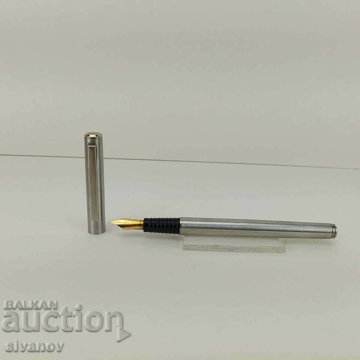 Inoxcrom Fountain Pen, metal body, made in Spain #4260 Inoxcrom Fountain Pen, metal body, made in Spain #4260