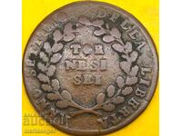 Republica Napolitană 6 tornesi 1799 - Anul 7 al Republicii