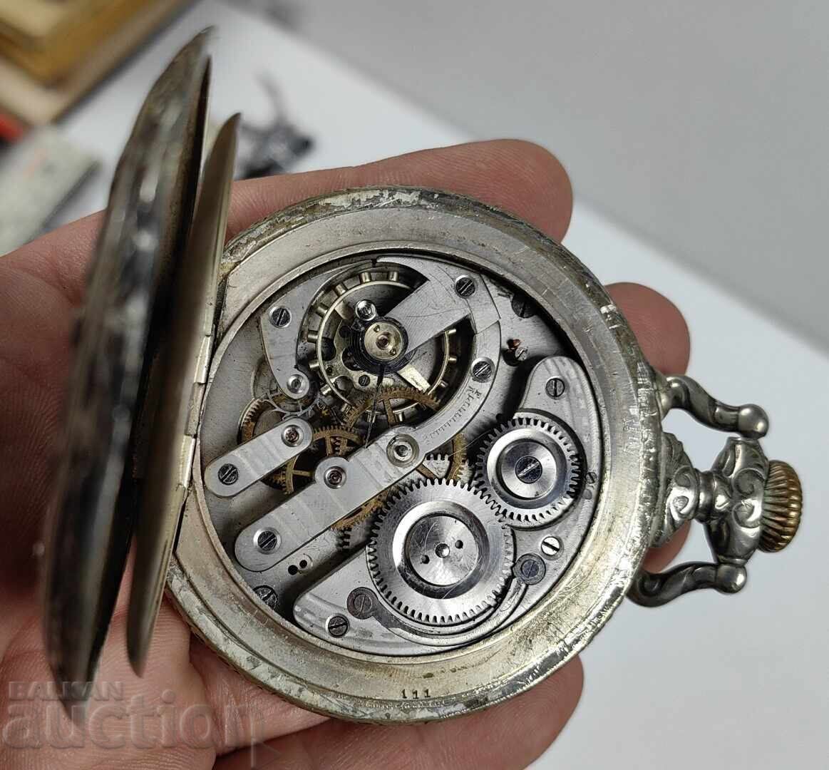 UN CEAS DE BUZUNAR REGULATOR IMENS CU CARCASĂ FRUMOASĂ NU FUNCȚIONEAZĂ - 6 UN CEAS DE BUZUNAR REGULATOR IMENS CU CARCASĂ FRUMOASĂ NU FUNCȚIONEAZĂ - 6