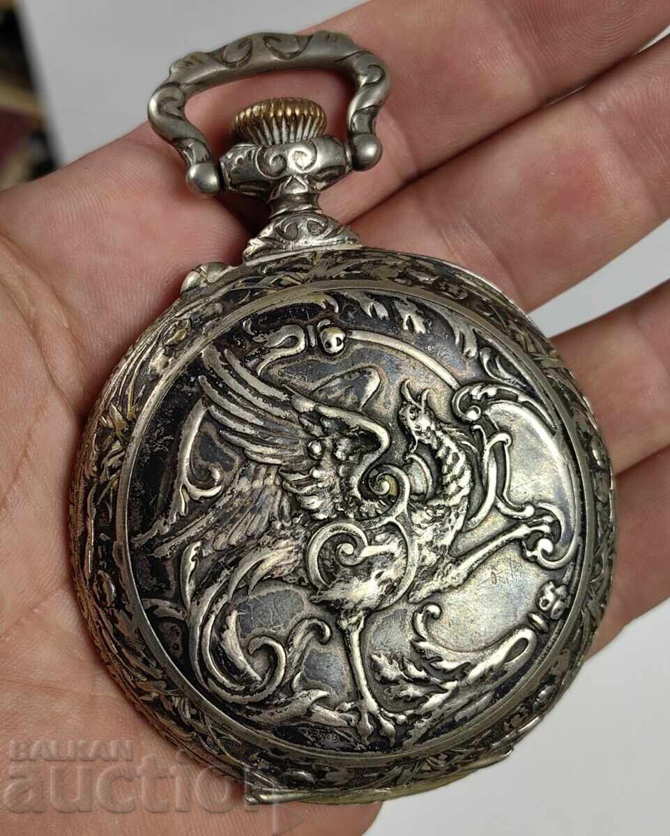 UN CEAS DE BUZUNAR REGULATOR IMENS CU CARCASĂ FRUMOASĂ NU FUNCȚIONEAZĂ UN CEAS DE BUZUNAR REGULATOR IMENS CU CARCASĂ FRUMOASĂ NU FUNCȚIONEAZĂ