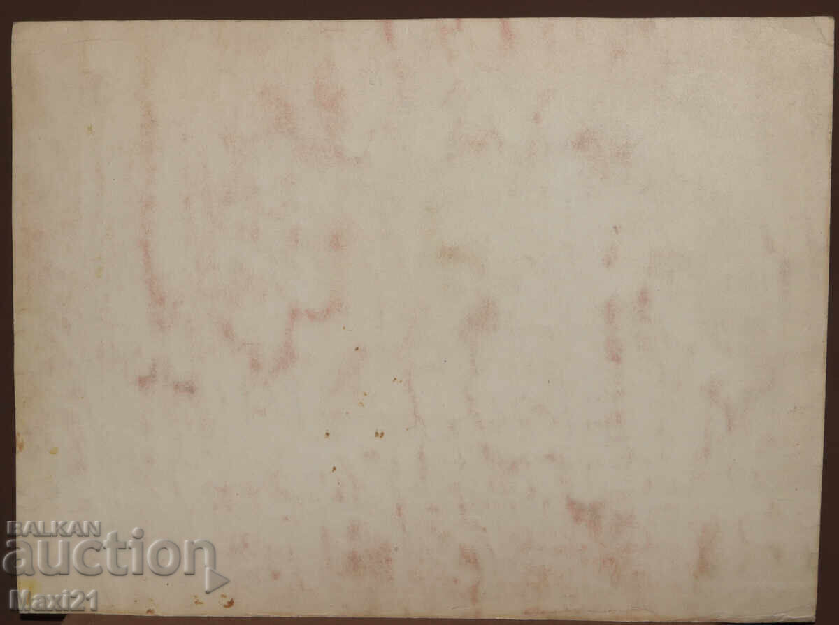 Painting tempera paints river landscape autumn - 7