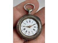 CEAS DE BUZUNAR ARGINTIU PENTRU DOAMNE, STAR, PENTRU DECOR, NU FUNCȚIONEAZĂ