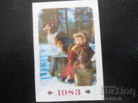 Calendar vechi rusesc, 1983
