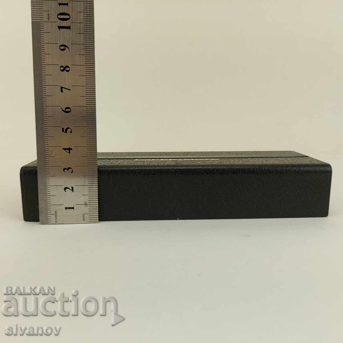 Old Paper Mate pen box, black empty #4553 - 7 Old Paper Mate pen box, black empty #4553 - 7