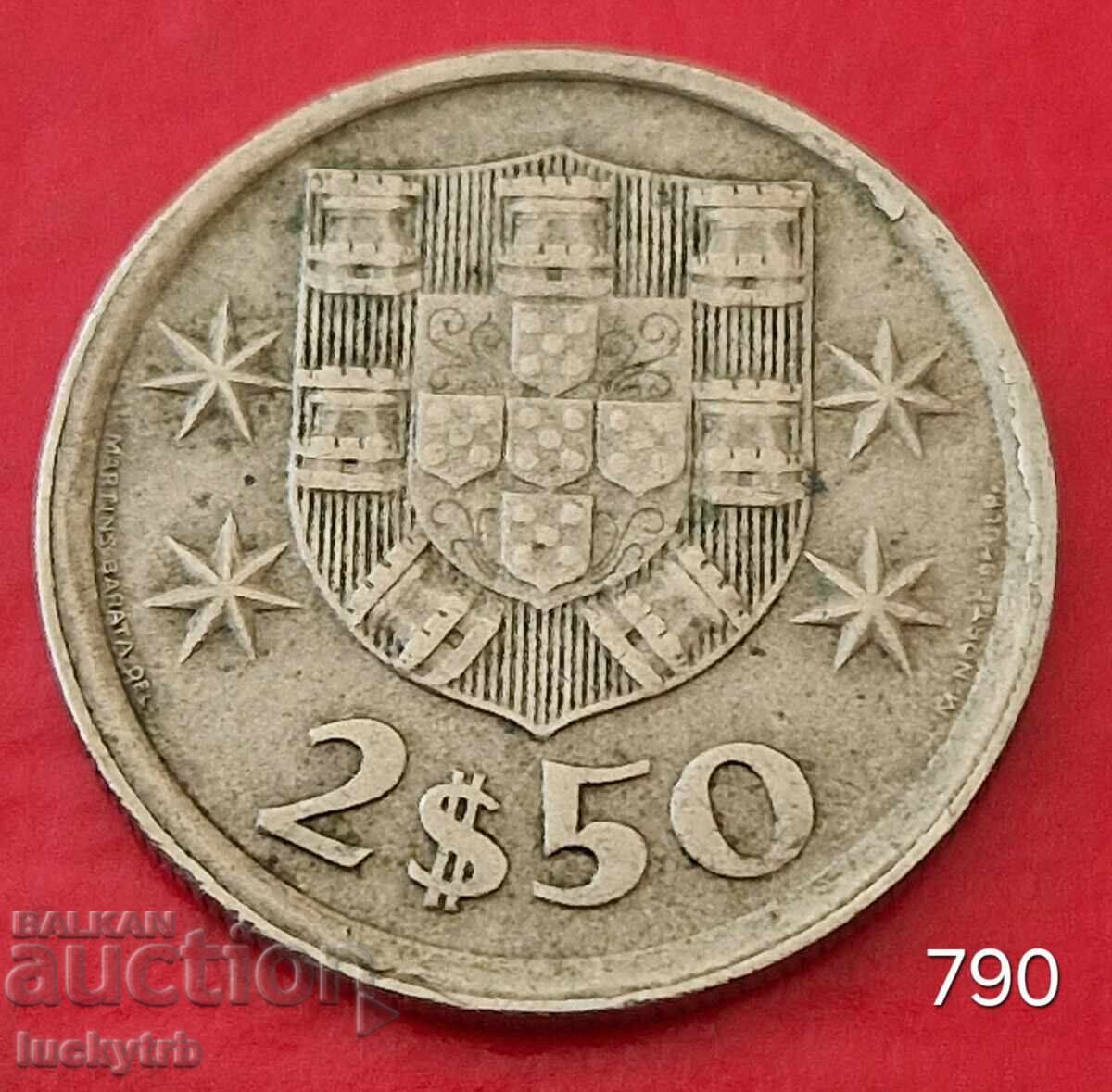 2.50 escudo 1976 - Portugalia 2.50 escudo 1976 - Portugalia