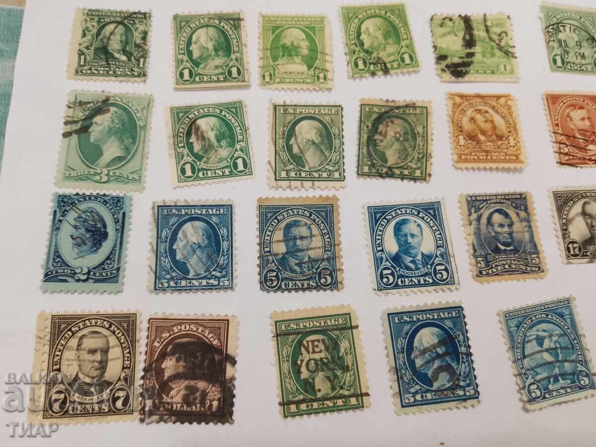 Auction Postage stamps USA -0.01 cents Auction Postage stamps USA -0.01 cents