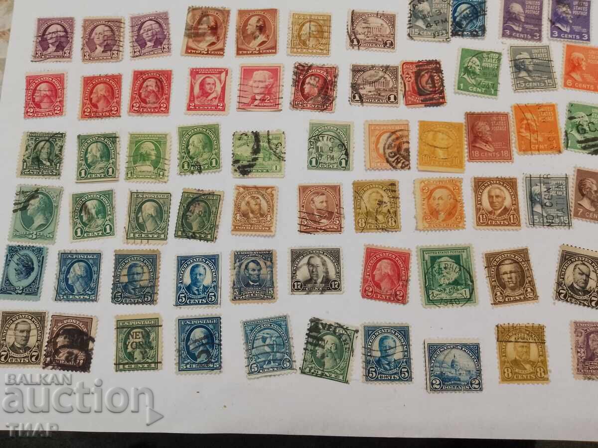 Postage stamps USA -0.01 cents Postage stamps USA -0.01 cents