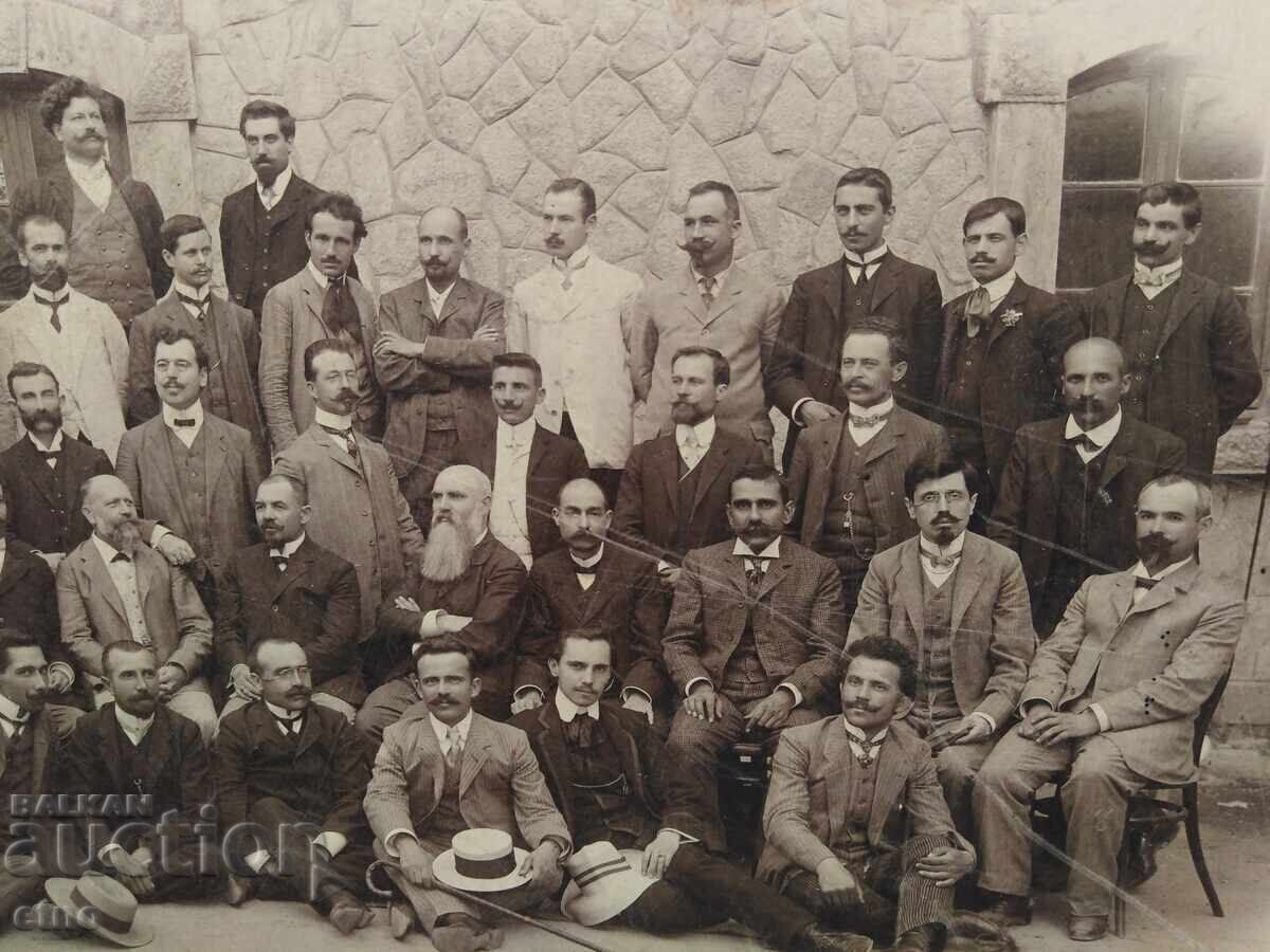 1908-ΔΙΑΣΗΜΟΙ ΚΑΛΛΙΤΕΧΝΕΣ-ΦΙΛΙΠΠΟΥΠΟΛΗ. Μ. ΓΥΜΝΑΣΙΟ, ΦΩΤΟΓΡΑΦΙΑ ΣΕ ΧΑΡΤΟΝΙ - 5