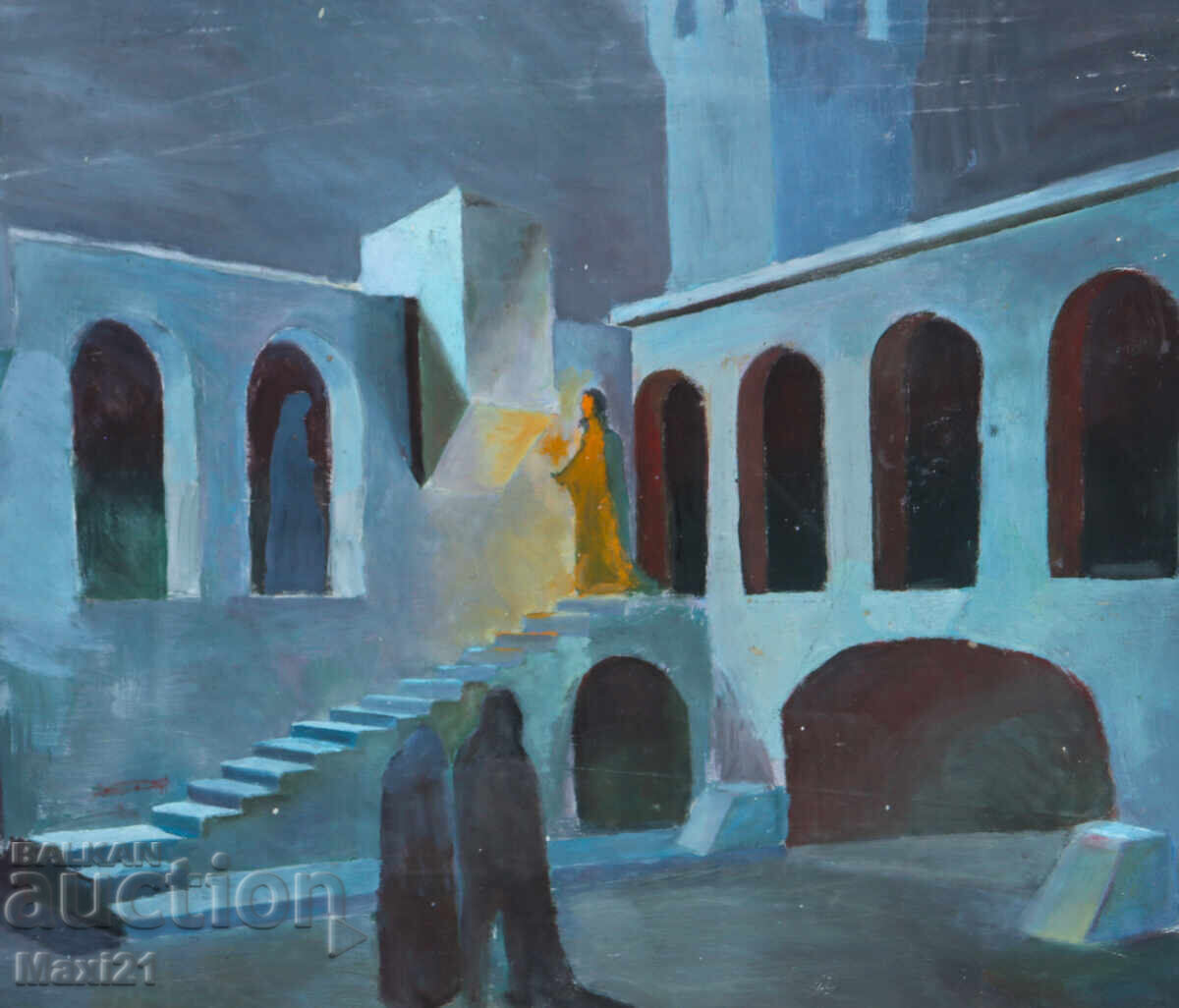 Painting, tempera, scenography, theatrical stage - 5 Painting, tempera, scenography, theatrical stage - 5