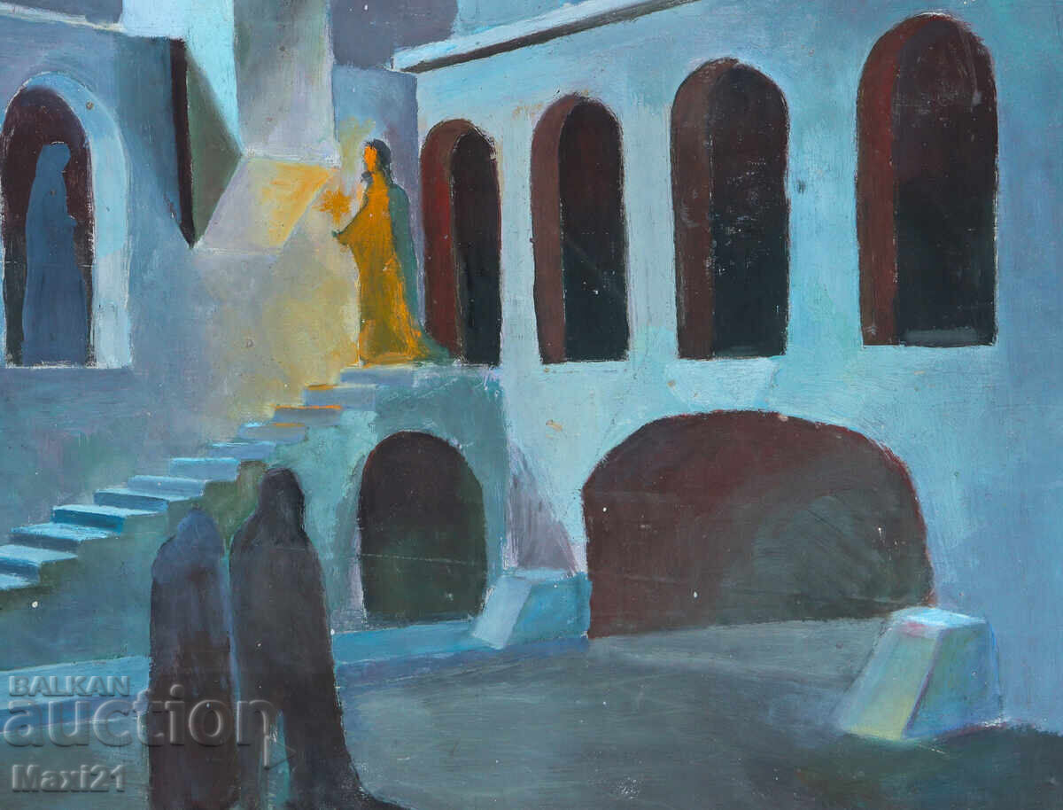 Painting, tempera, scenography, theatrical stage - 6 Painting, tempera, scenography, theatrical stage - 6