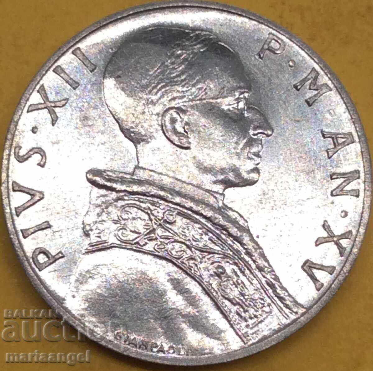 5 Лири 1953 Ватикан 5 Лири 1953 Ватикан