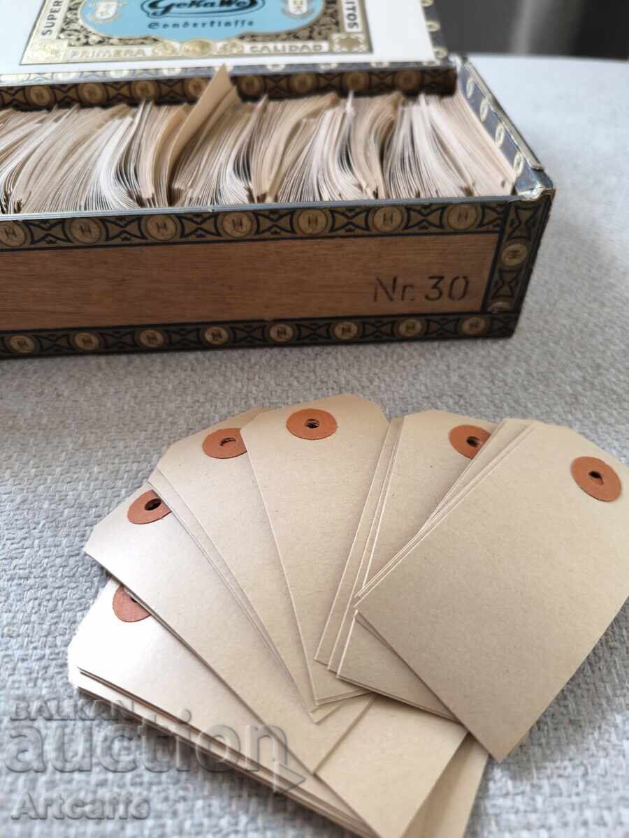 "GeKaWe Sonderklasse" cigar box with cardboard labels - 6