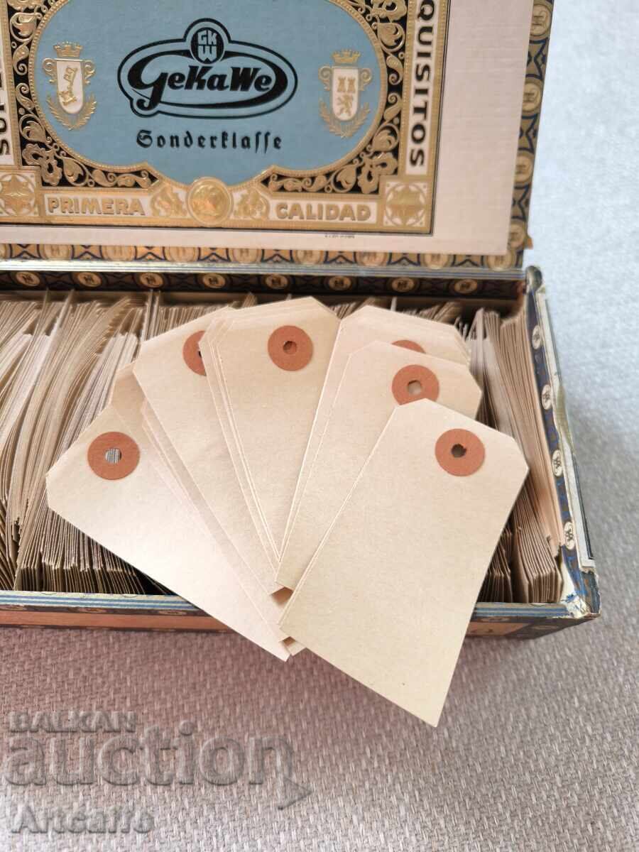 "GeKaWe Sonderklasse" cigar box with cardboard labels