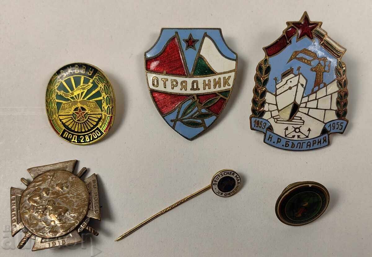 LOT RARE BADGES SIGNS MARK BADGE ENAMELED LOT RARE BADGES SIGNS MARK BADGE ENAMELED