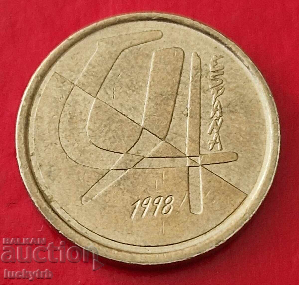 5 Pesetas 1998 - Spain with price € 0.30 | 0.59 BGN