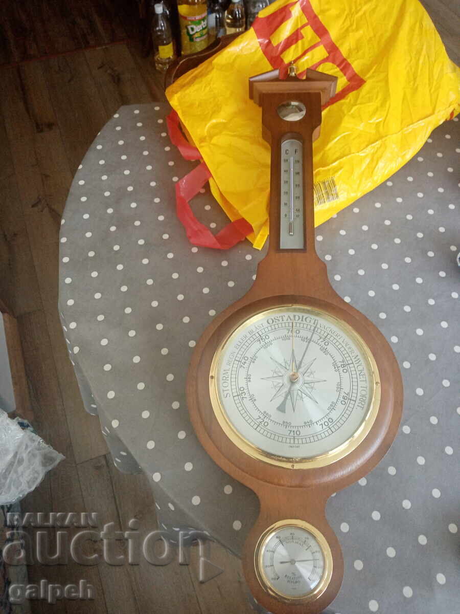 BAROMETRU, TERMOMETRU, HIGROMETRU NEMȚESC - 70 cm - 110 lv
