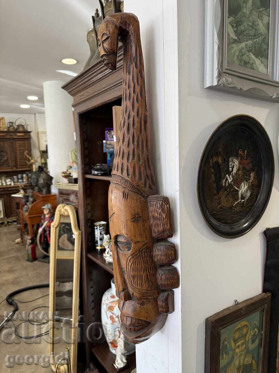 Livrarea Masca / figură din lemn africană. №7557