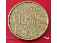 100 πεσέτες 1996 - Ισπανία - Εθνική Βιβλιοθήκη