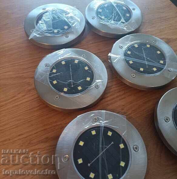 Доставка на Комплект от 8 соларни лампи за градина, водоустойчиви