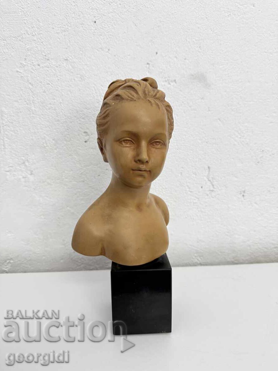Very elegant 19th-century French terracotta bust of Louise Br with price 450.00 BGN | € 230.08