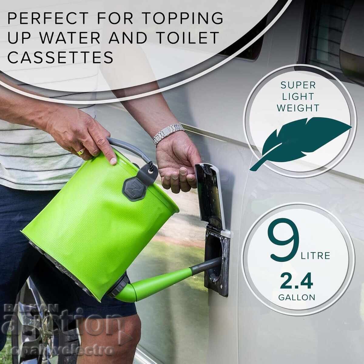 Лейка за поливане, сгъваема 9L, със забележки с цена 12.00 лв. | € 6.14 Лейка за поливане, сгъваема 9L, със забележки с цена 12.00 лв. | € 6.14