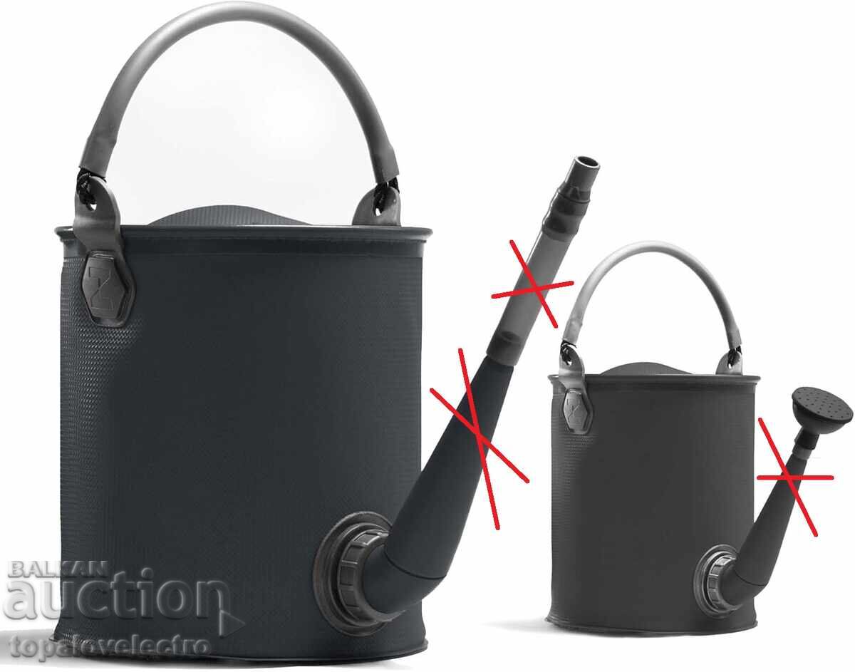 Лейка за поливане, сгъваема 9L, със забележки Лейка за поливане, сгъваема 9L, със забележки