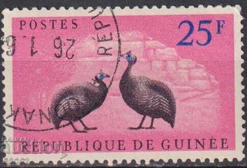 Клеймована марка Фауна Птици Токачки 1961 от Гвинея Клеймована марка Фауна Птици Токачки 1961 от Гвинея