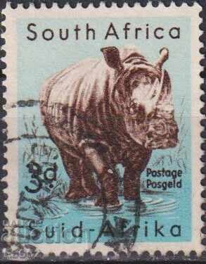 Σφραγισμένη γραμματόσημο Fauna Rhino 1954 από Νότια Αφρική (Ν.Α.Α.) Σφραγισμένη γραμματόσημο Fauna Rhino 1954 από Νότια Αφρική (Ν.Α.Α.)
