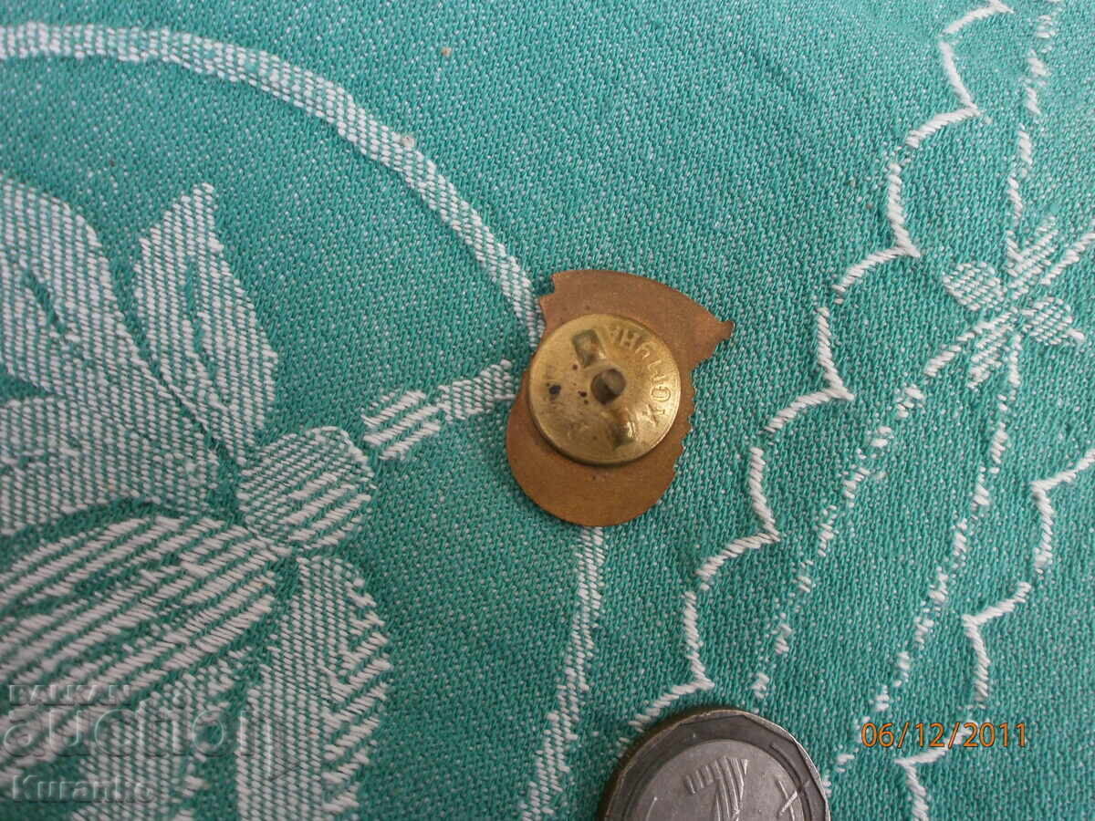 Σπάνιο σήμα Λαϊκός Σκοπευτής μπρούτζινος σμάλτο άριστο - 5