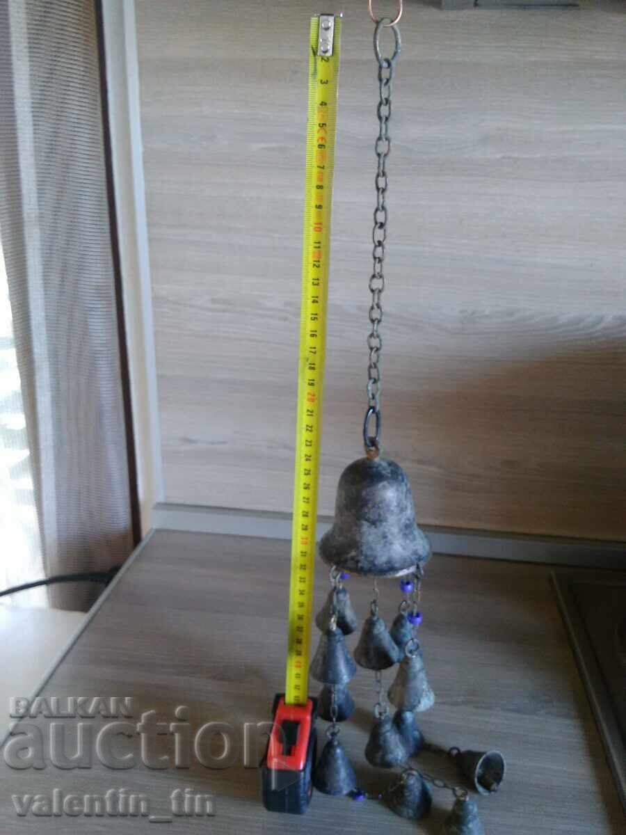 Antique brass wind chime with price 120.00 BGN | € 61.36