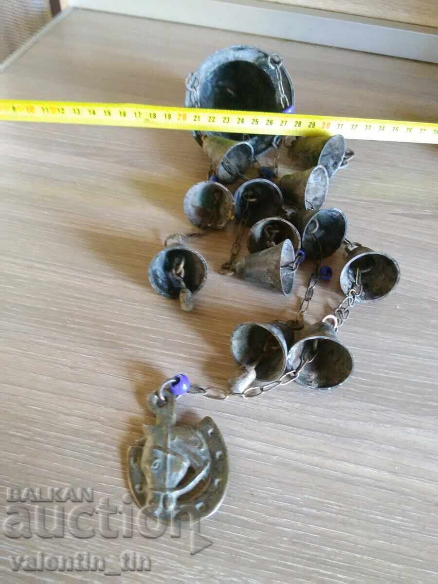 Auction  Antique brass wind chime