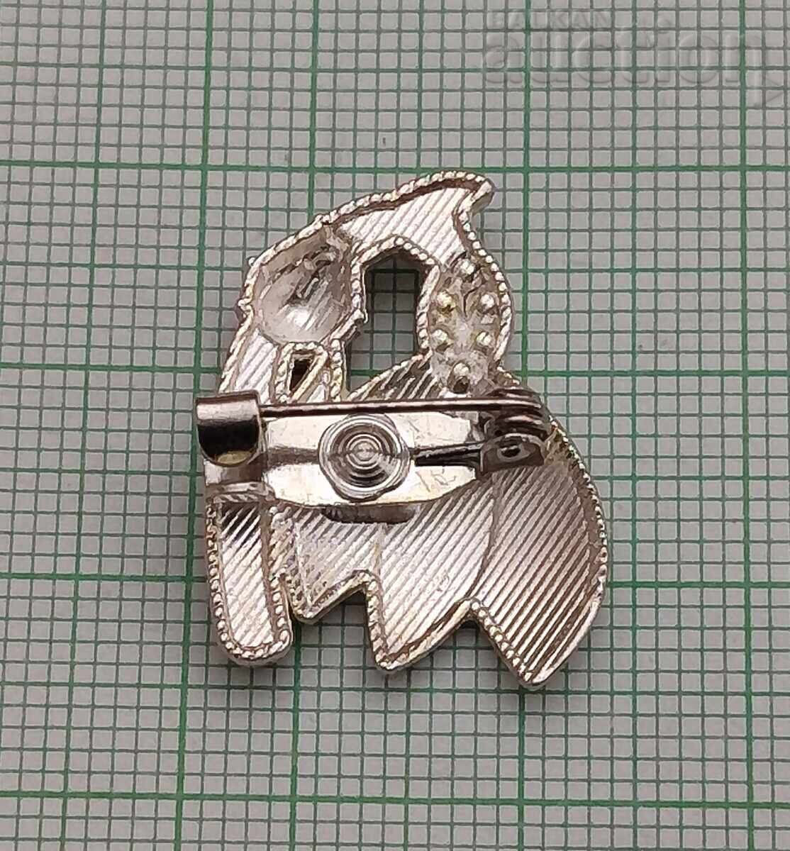 SNOWDROP KALINKA BROOCH ENAMEL with price 7.00 BGN | € 3.58