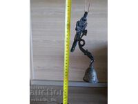 Old bell (clapper) brass, bronze for door