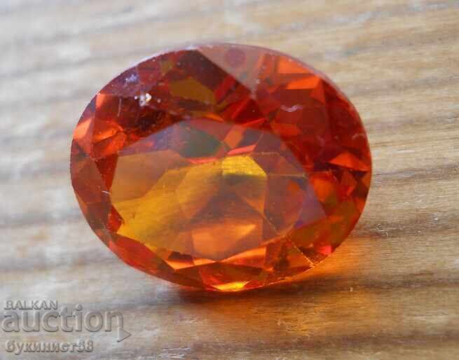 Φασεταρισμένος ημιπολύτιμος λίθος - γρανάτης εσσονίτης με τιμή 25.00 BGN | € 12.78 Φασεταρισμένος ημιπολύτιμος λίθος - γρανάτης εσσονίτης με τιμή 25.00 BGN | € 12.78