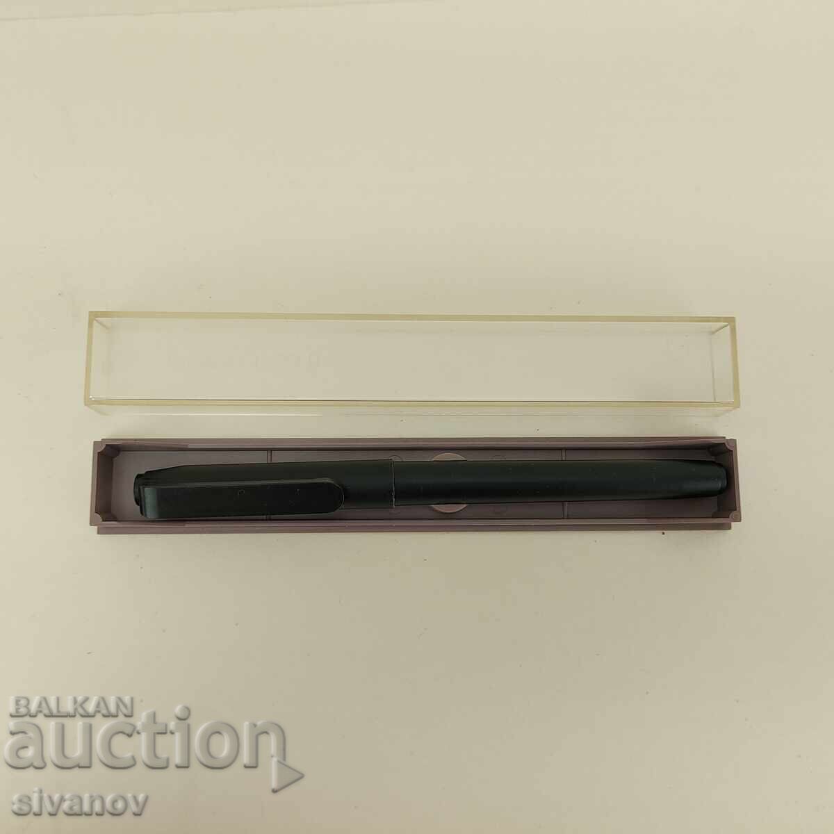 Old Soviet fineliner pen for drawing, black #4619 - 6