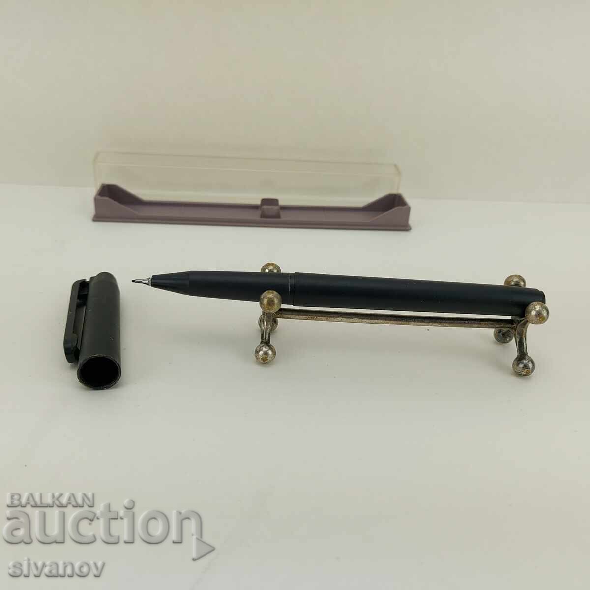 Old Soviet fineliner pen for drawing, black #4619