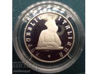 200 Лири 1988 Юбилей на Университа Болоня PROOF UNC сребро
