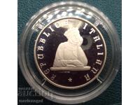 200 Лири 1988 Юбилей на Университа Болоня PROOF UNC сребро