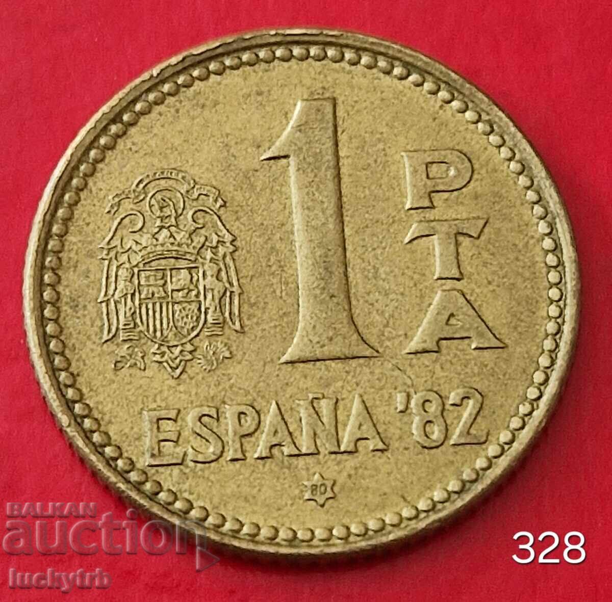 1 Peseta 1980 "80" - Spain