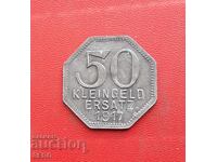 Germany-Baden-Württemberg-Tübingen-50 Pfennig 1917