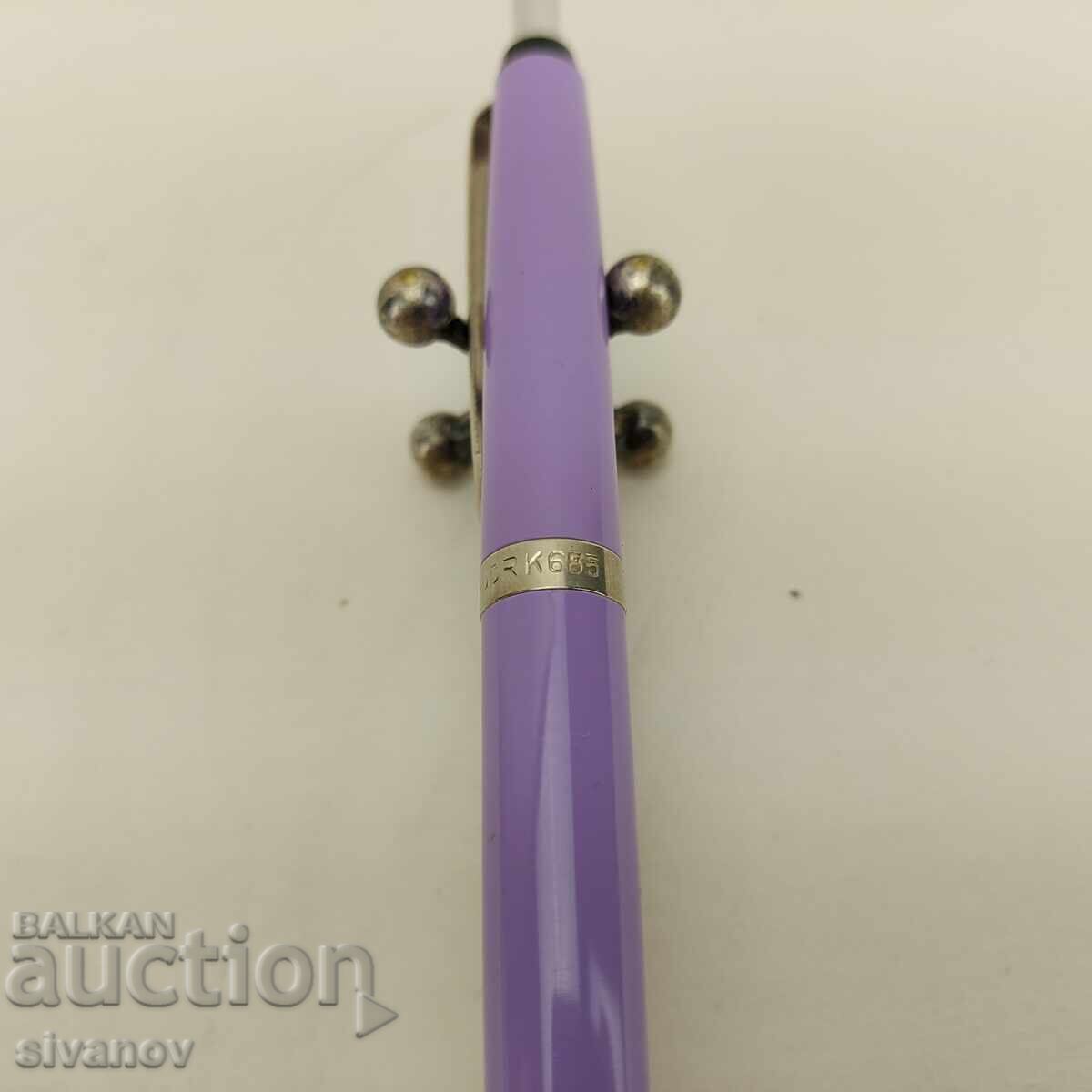 Old Markant K 685 ballpoint pen, purple, plastic #4628 - 6